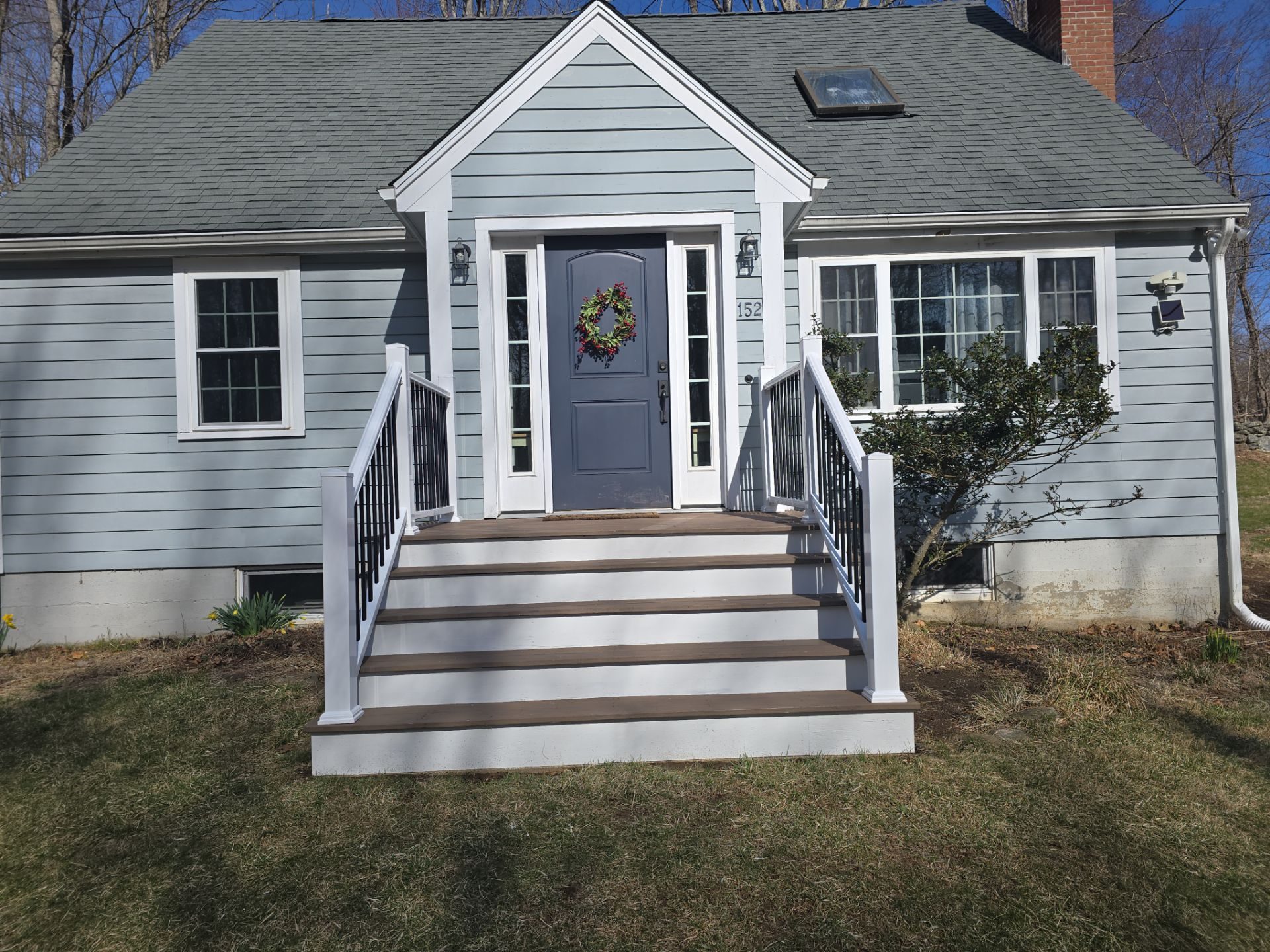 A fresh cape-style home exterior